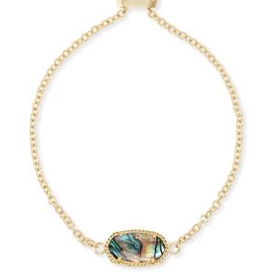 Kendra Scott Abalone Gold Chain Bracelet